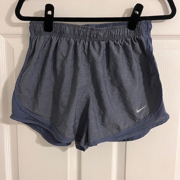 Nike Running Shorts Dri-FIT Athletic‎ Gym Training Fitness Blue Large - Picture 1 of 6